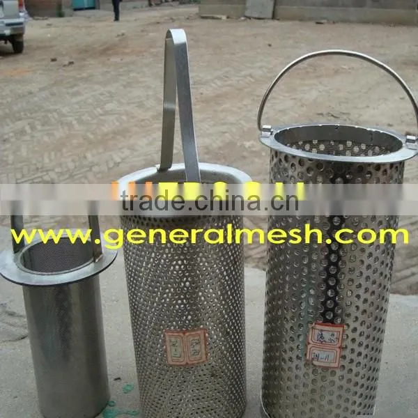 Perforated metal basket strainer and CYLINDER | generalmesh