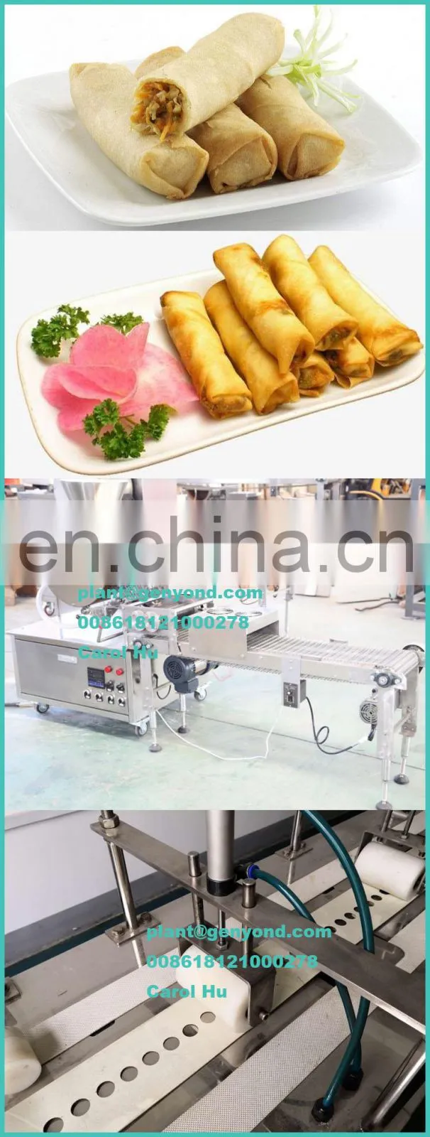 GYC 1350-7200 PCS/H automatic spring roll making machine