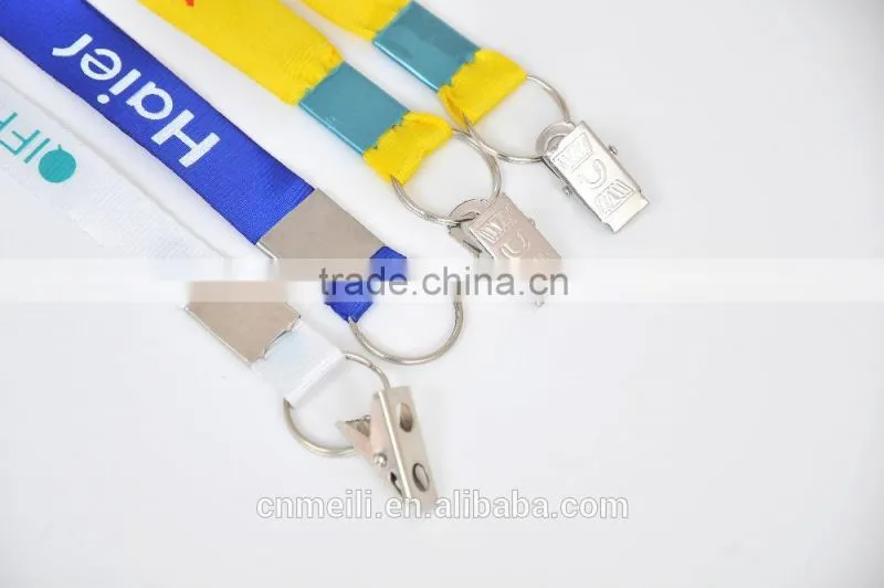 2015 promotional wholesale polyester lanyards