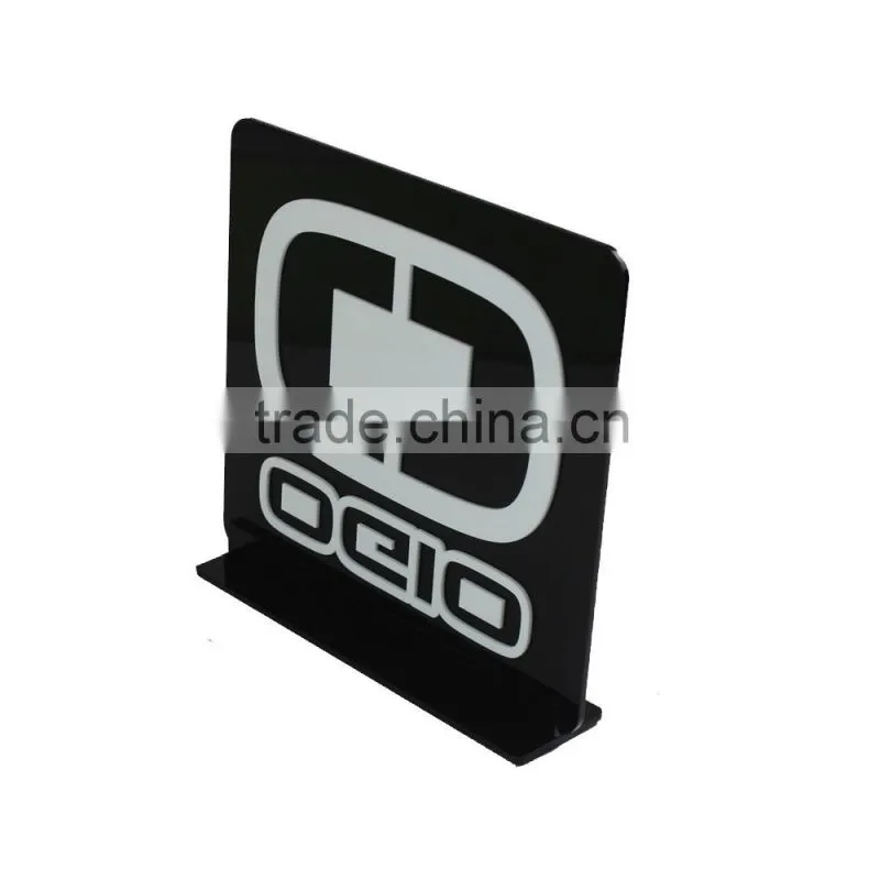 Black Carven Acrylic Letter 3D Acrylic Sign Removable Signage