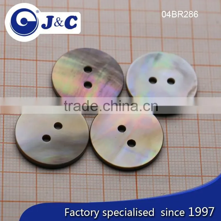 J&C Brown MOP shell buttons,pearl shell buttons for fashion shirt.BR286