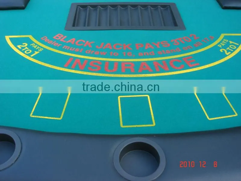 Black Jack Poker Table