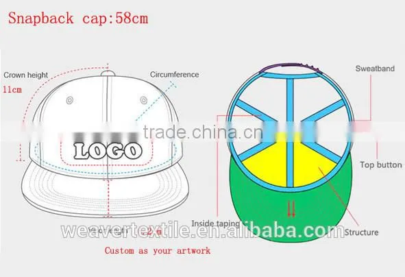 Children Custom Curve Brim Short Brim Baseball Hats