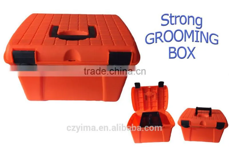 plastic strong grooming box/equestrian/tool