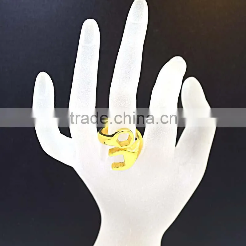 fashion jewelry 2016 latest gold stainless steel rings