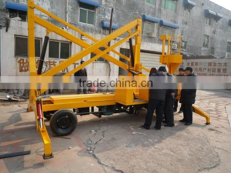 200kg Hydraulic Boom Lift/Compact Boom Lift/Trailer Boom Lift