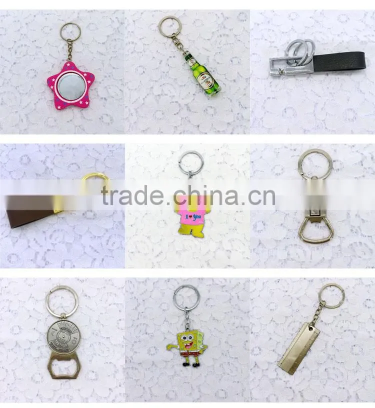 Custom English letters Metal Keychains