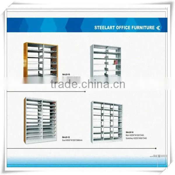 New style library metal book shelves