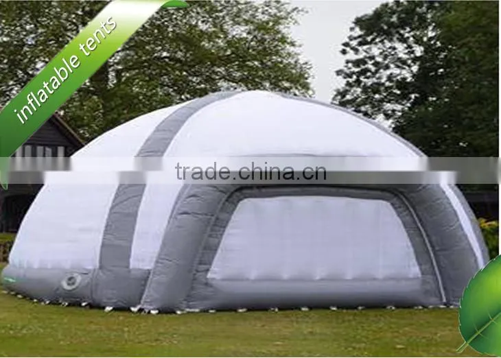 Closed white inflatable dome tent ,inflatable tents, tents sale
