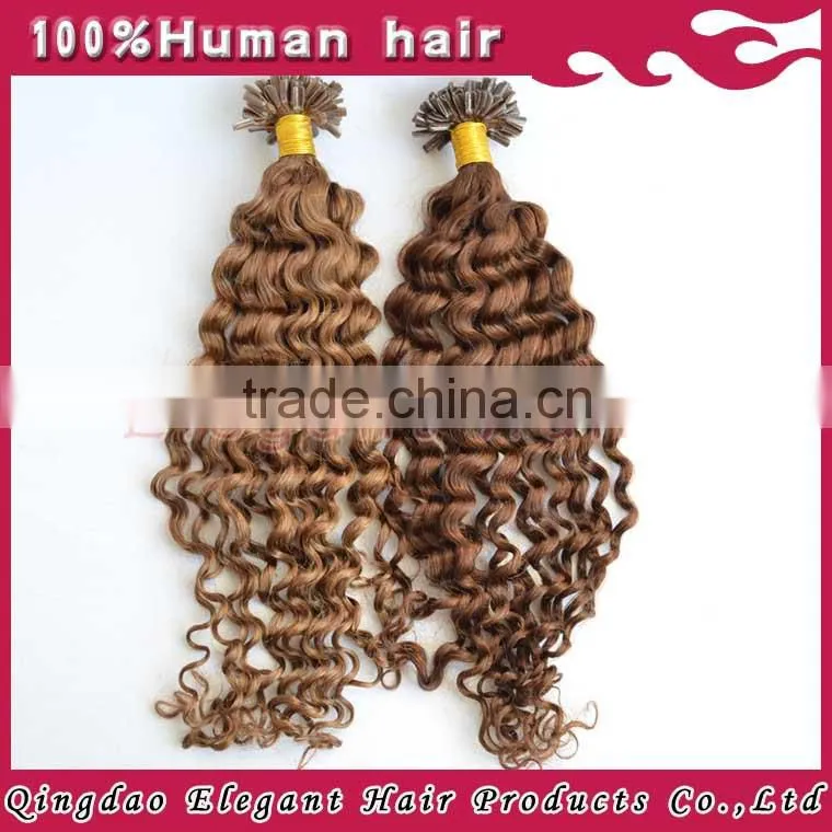 2014 wholesale best selling Qingdao supplier U hair extension