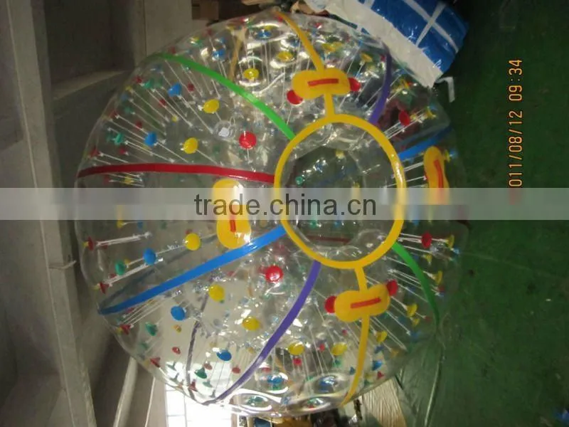 2014 hot sell inflatable grass ball / human rolling ball / ground ball