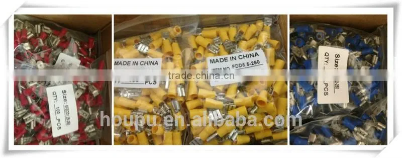 vinyl-insulated female wire terminal,spade terminal connectors