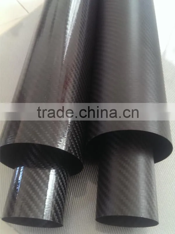 Thin wall thickness carbon fiber 3k weave tube of XINBO