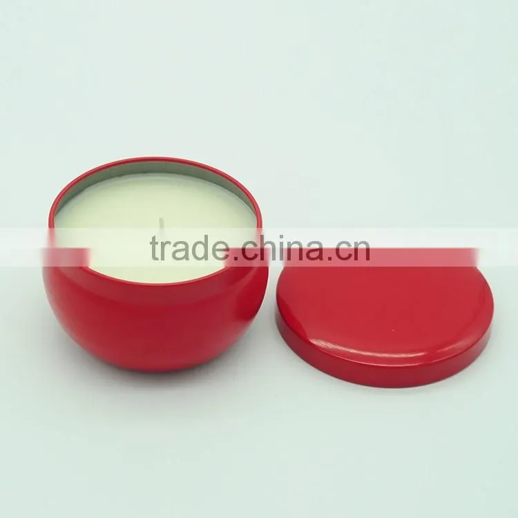 small metal tin candle/scented tin candle/Tin box candle