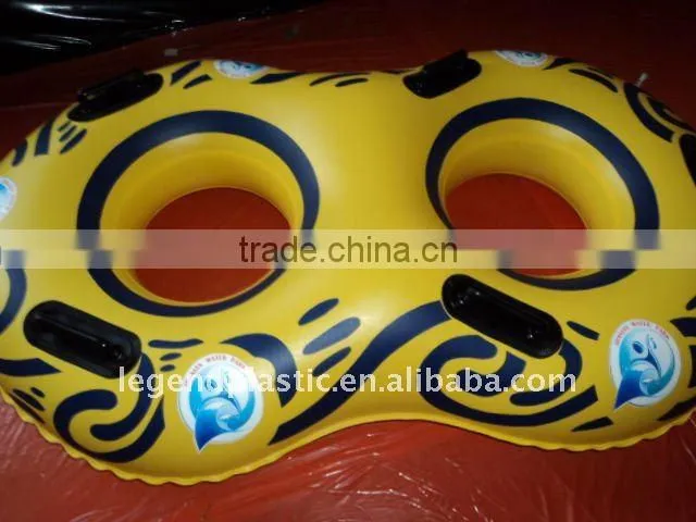inflatable double bath ring