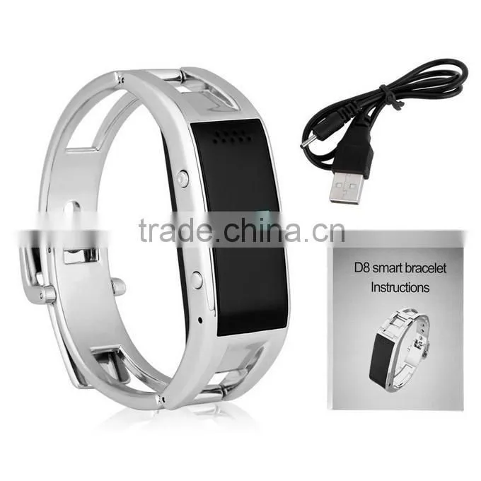 Bluetooth SmartWatch D8 Health Bracelet Wristband Fuel Band for iPhone Samsung Android Phones D8 for lady women smart watchBluet