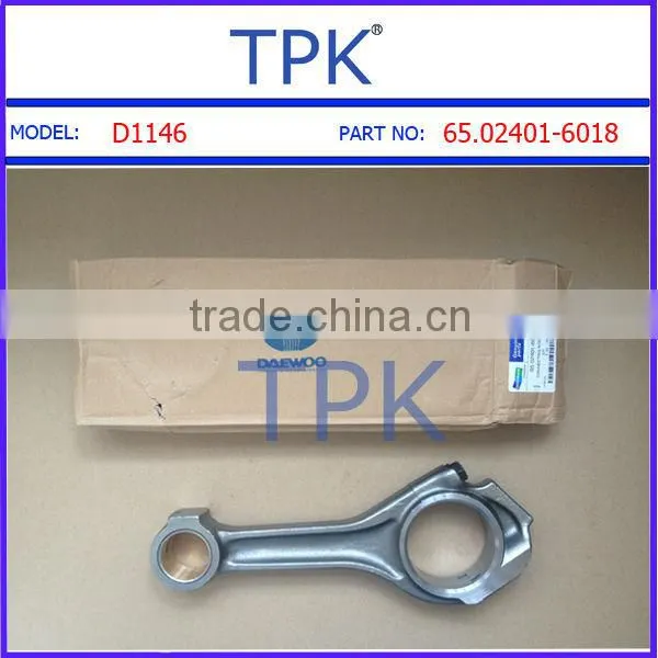 Daewoo DH220-3,DH280-3, D1146, D1146T engine parts, con rod,65.02401-6018