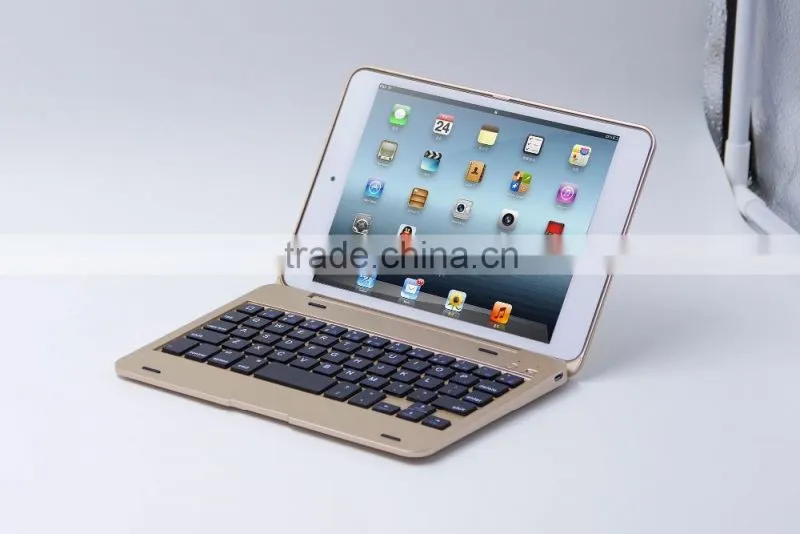 Clamshell folio case Bluetooth 3.0 keyboard case cover for iPad Mini4,,calmshell keyboard,