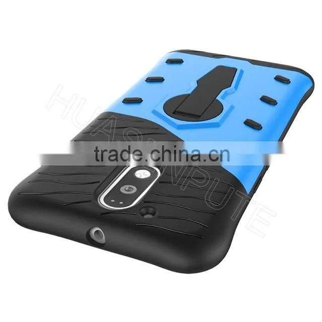 Popular Shock Resistant Armour Case with Stand For Motorola G4&G4 Plus