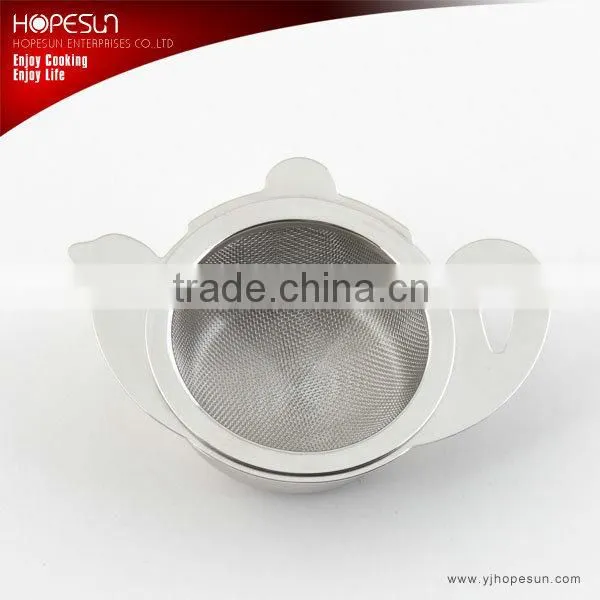 High quality S/S18/8 tea accessories with saucer