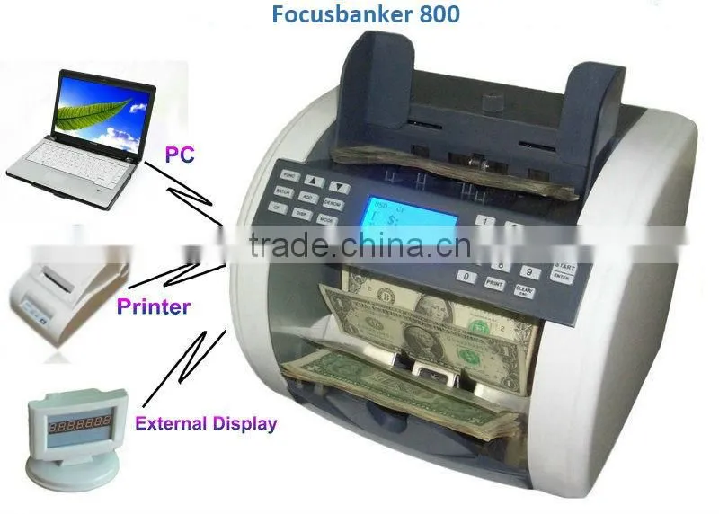 (hot ! )Professional Money Counting Machine with CIS Iamge Recognition System for Indonesian Rupiah(IDR)