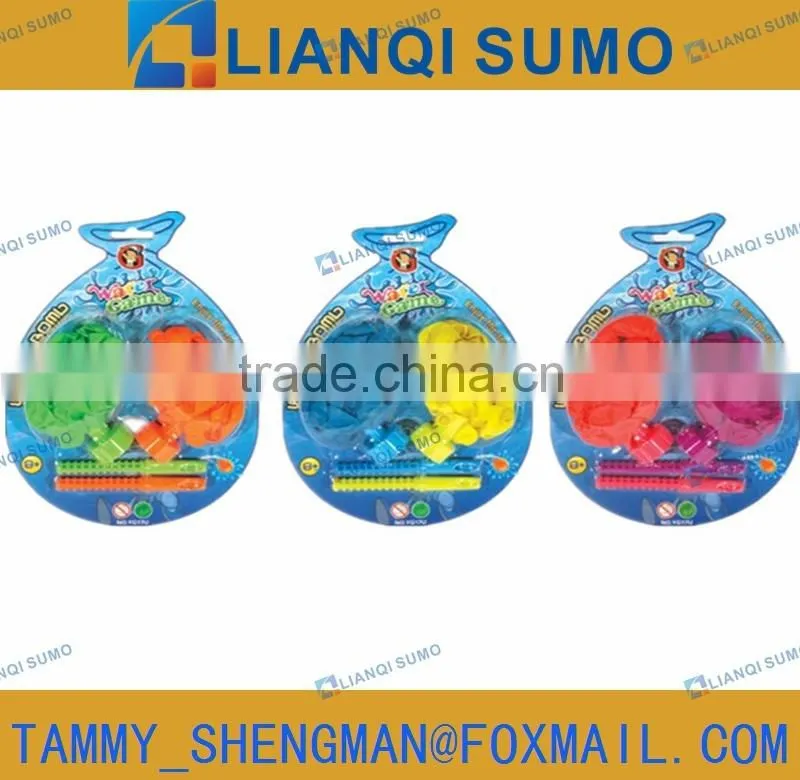 WATER BOMB TERM SET W/72 PCS WATER BALLOONS AND 2PCS SIMPLE WATER BALLOON TYING TOO /2PCS QUICK-FILL LOADER2