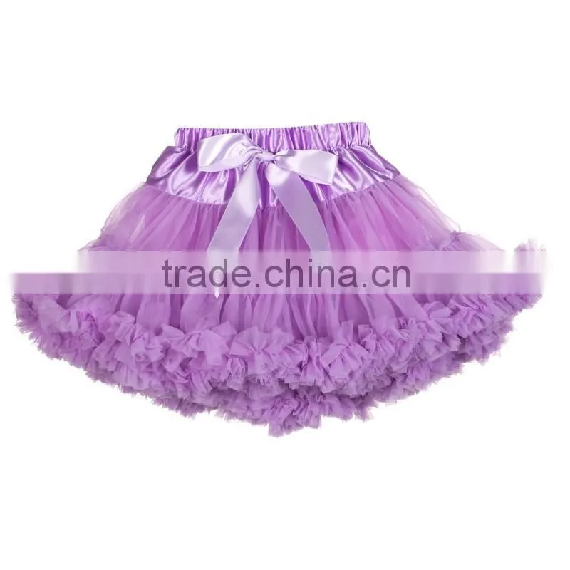 solid color high quality factory price ballet tutus baby girls mini skirt baby skirt