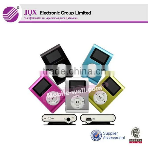 Hot sale fashion colorful MP3 player with earphone