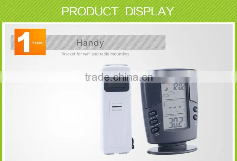 professional wireless 433mhz weather station paired max 4 sensors
