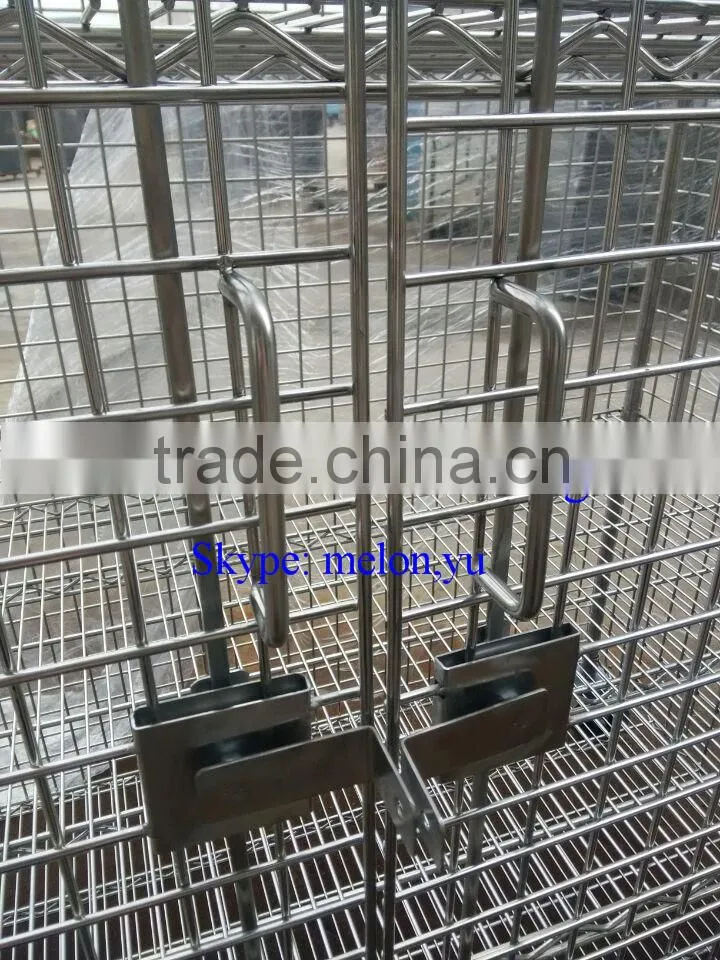 Chrome Wire Mesh Security Cage for Clean Room,Wire Shelving Cage