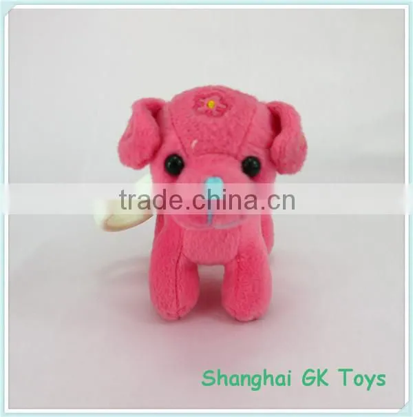 Plush Mini Puppy Keychain