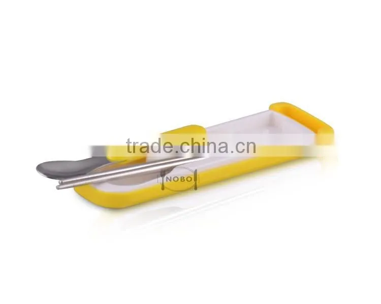 Food Grade Stainless Steel kids Metal Dinnerware Tool Sets with Box