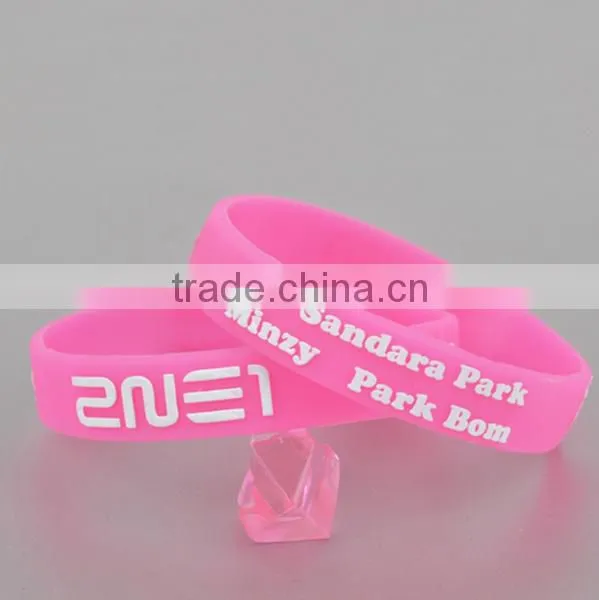 2014 wholesale luminous silicon bracelet