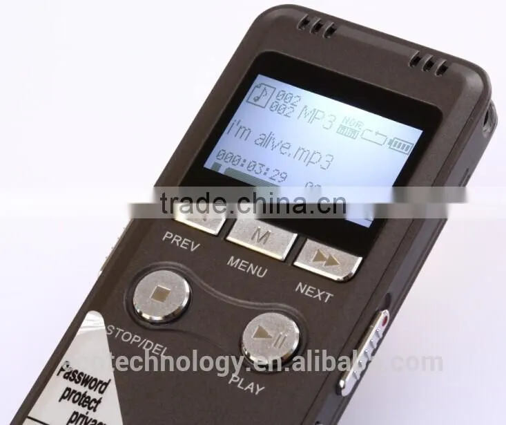 Multilingual 700 Pen Voice Recorder 8GB Can Work for 350 hours Recording Digital with MP3 Playing function