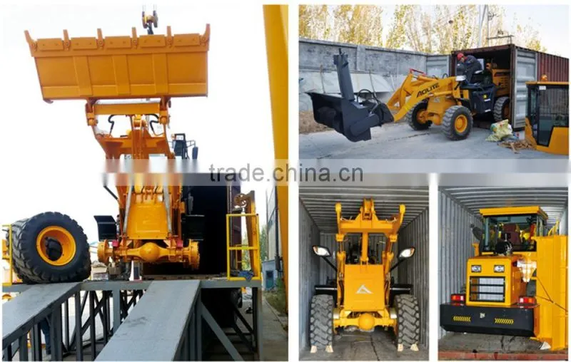 Aolite forklift wheel loader with attachments