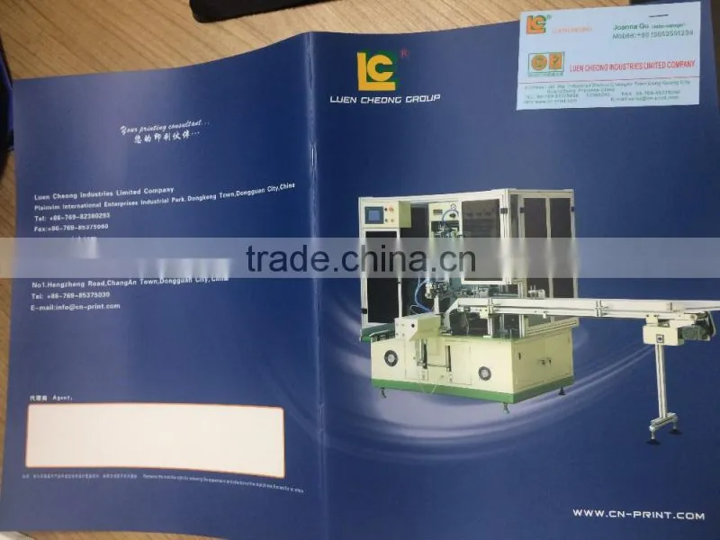 LC pad printing screen printing machine catalogue