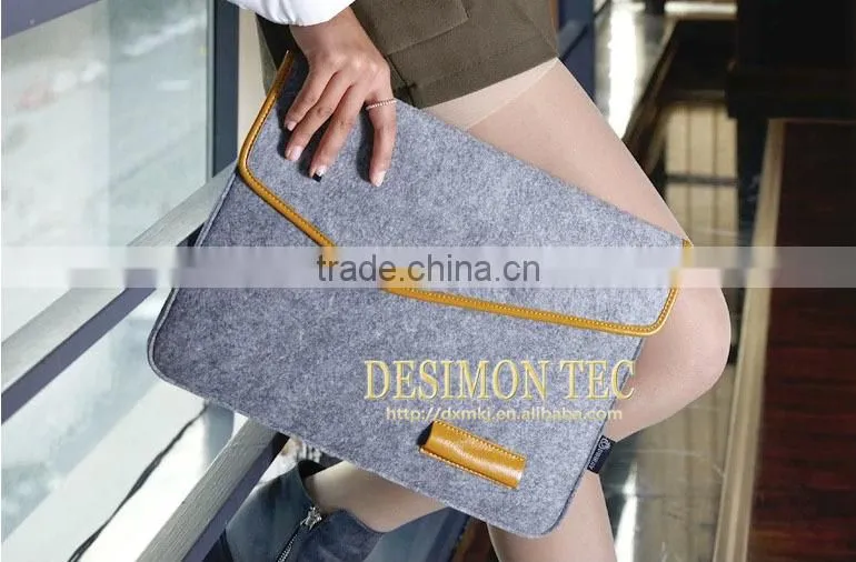 2015 hot new product china supplier felt tablet case for lenovo a5000 fashion case for women multifunction