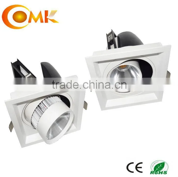 15W adjustable COB led grille light OMK-GS005 with driver