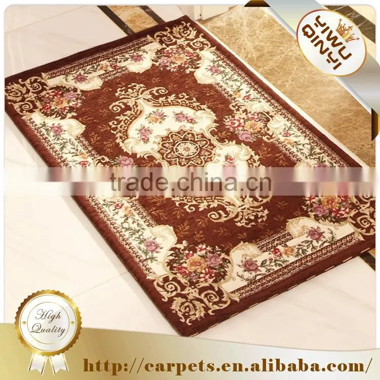 China wholesale Polyester chenille yarn Carpet rug for living room modern rugs