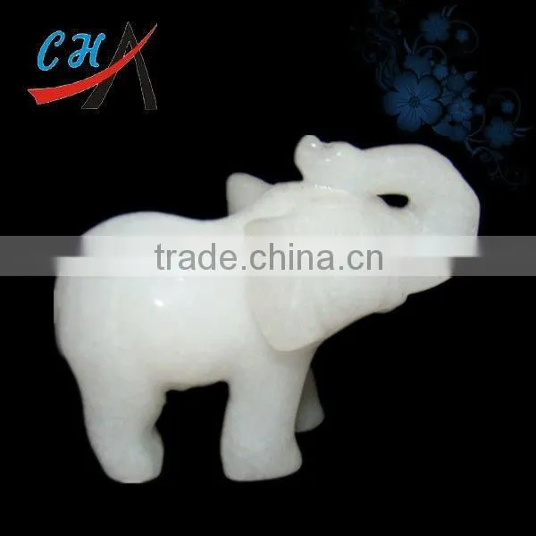 jade hand carved elephant