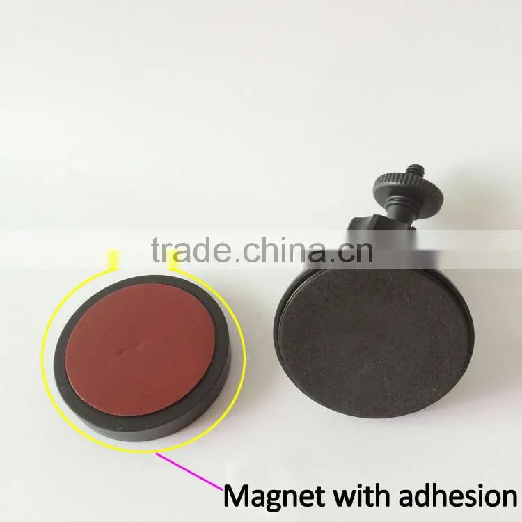 Magnetic Adhesive Car Mount Holder with different ball head for dvr camera flashlight