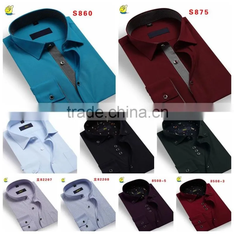 New Fancy Simple Design Formal Dress Men's Stripe Shirts