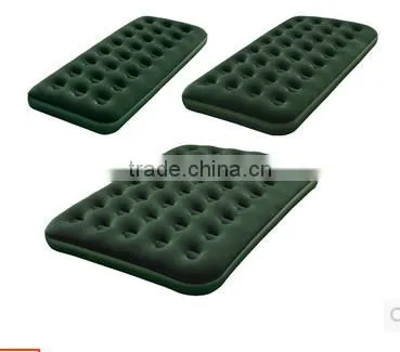 2016 Fashionale inflatable air bed,high quality pvc air bed ,inflatable flocked air mattress