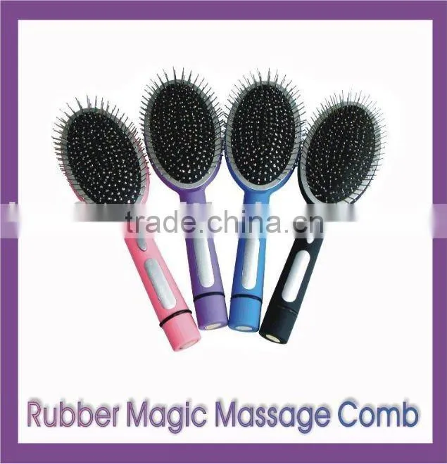 Multifunctional wash one's hair massor brush With wash one's hair,knead, combing effect 1 AA dry battery