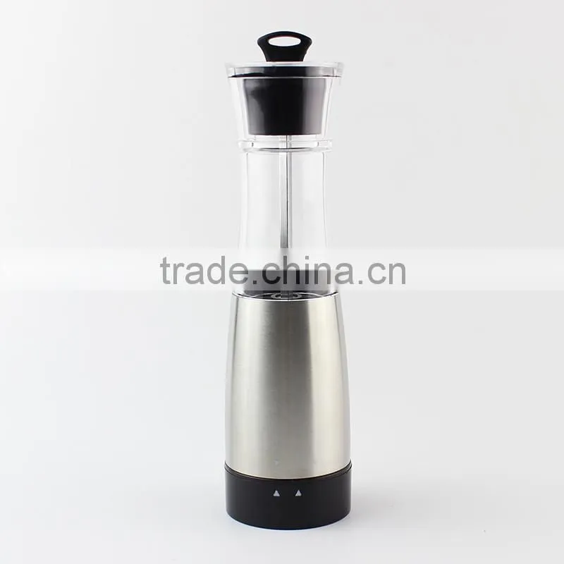 high quality automate Electric Gravity Pepper Mill black pepper mill one handed pepper mill
