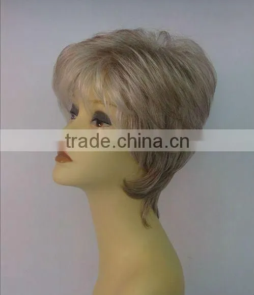Synthetic wig short style