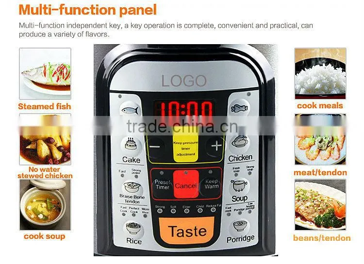 computer panel pressure cooker
