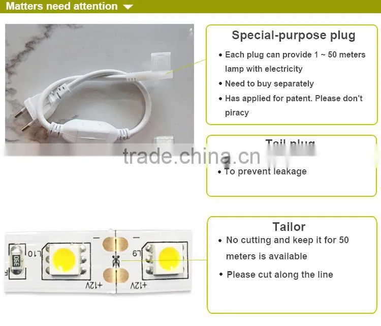 High quality Waterproof 5050 RGB LED Strip flexible led strip ip70 smd 5050 rgb led strip