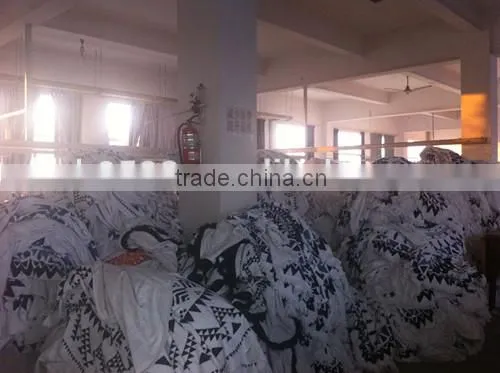 100% Cotton Reactive Printing Round Beach Towel With Tassels for USA/Australia market