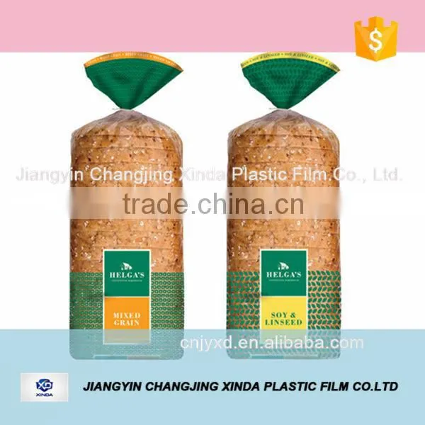 Clear plastic bread bag,any color/size per your design